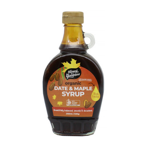 Honest to Goodness Organic Date & Maple Syrup 250ml Wicked NRG