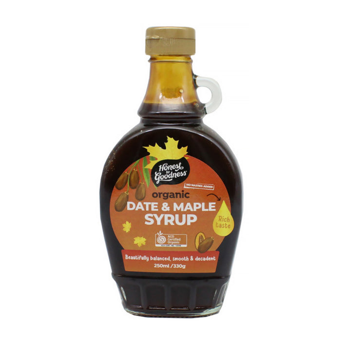 Honest to Goodness Organic Date & Maple Syrup 250ml Wicked NRG