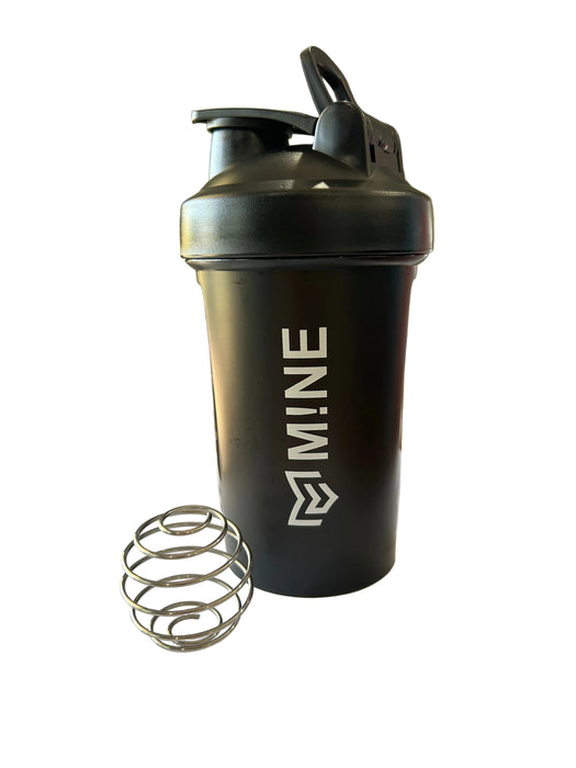 MINE Clothing Protein Shaker 400ml Black Wicked NRG