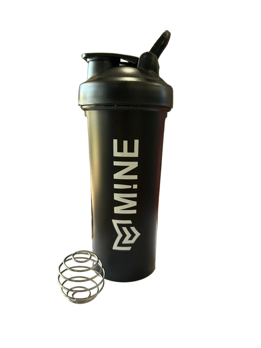 MINE Clothing Protein Shaker 600ml Black Wicked NRG