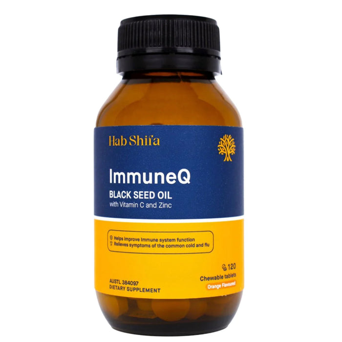 Hab Shifa ImmuneQ Black Seed Vit C + Zinc is stocked at Wicked NRG, Darwin