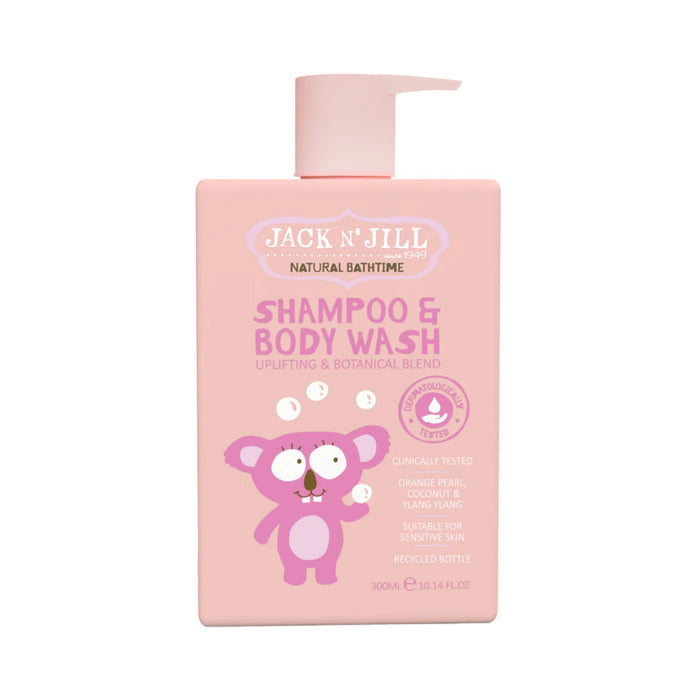 Jack N Jill Shampoo & Body Wash Orange Pearl Coconut and Ylang Ylang 300ml Wicked NRG