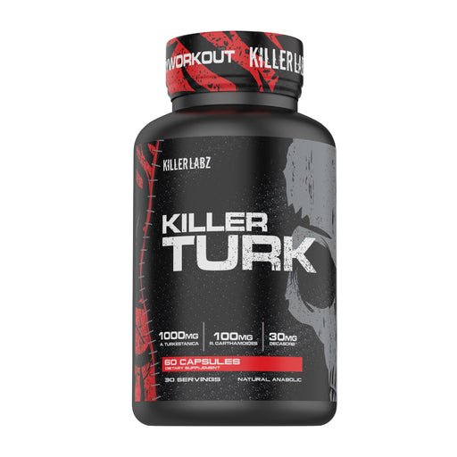 Killer Labz Killer Turk 60 Caps Plant based performance supplement Wicked NRG