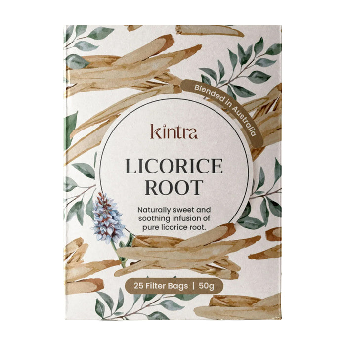 Kintra Blends Herbal Tea Bags Licorice Root 25pk Wicked NRG