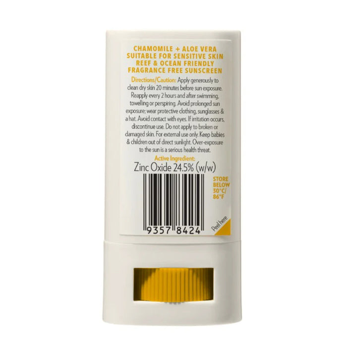 LITTLE URCHIN KIDS Natural Zinc Stick Clear, SPF 50+ 20G Directions Wicked NRG