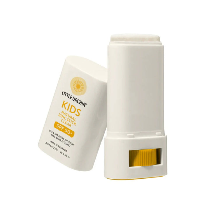 LITTLE URCHIN KIDS Natural Zinc Stick Clear, SPF 50+ 20G a Wicked NRG