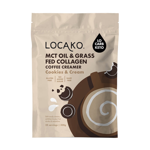 LOCAKO Collagen, MCT, Keto Coffee Creamer supplied at Wicked NRG