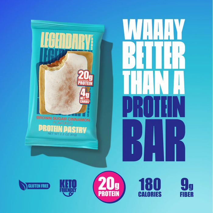 Legendary Foods Brown Sugar Cinnamon Protein Pastry 61 Grams  Wicked NRG