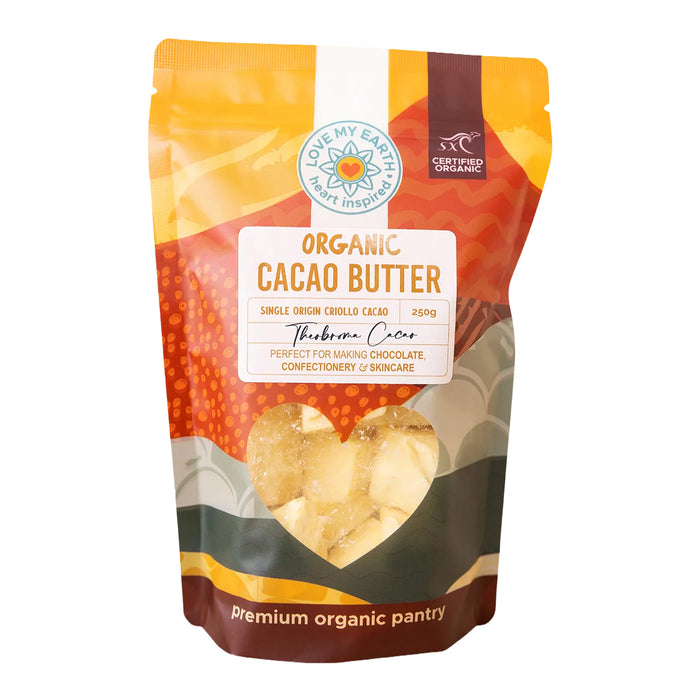 Love My Earth Organic Cacao Butter 250g Wicked NRG