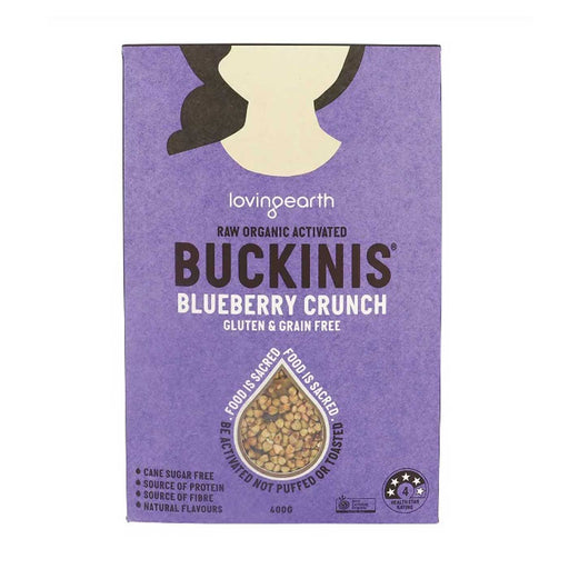 Loving Earth Raw Organic Activated Buckinis - Blueberry Crunch