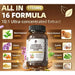 Lukaree Wormwood and Black Walnut 1155 mg Complex 60 Capsules Nutritional Panel a Wicked NRG