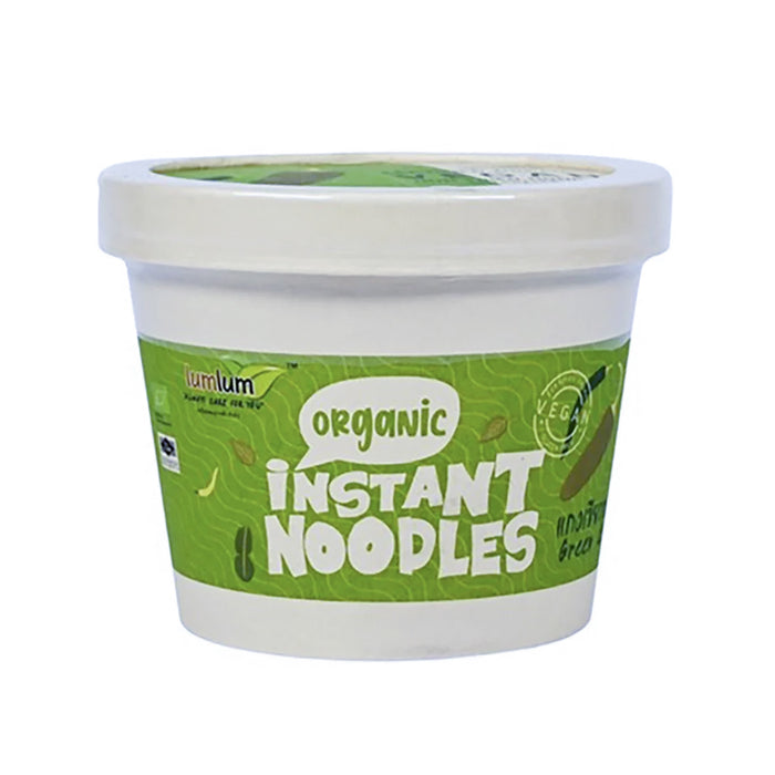 Lum Lum Organic Instant Noodle Green Curry 70g Wicked NRG