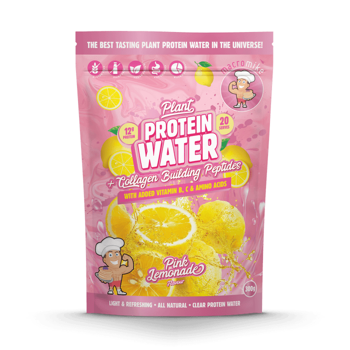 Macro Mike Protein Water Pink Lemonade 20 Serves 300g Wicked NRG