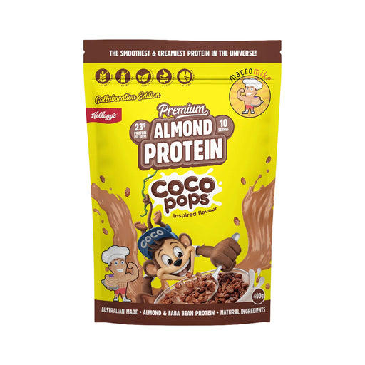 Macro Mike x Kellogg's Premium Almond Protein Coco Pops Inspired 400g Wicked NRG