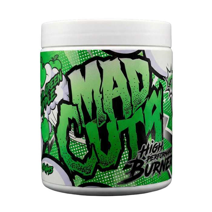 Mad Science MAD CUTS PERFORMANCE BURNER - Sour Green Apple Nutritional Panel Wicked NRG