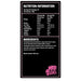 Mad Science Mad Gains 4.25kg Berry Smoothie Nutritional Panel Wicked NRG