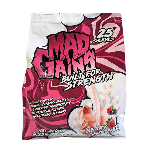 Mad Science Mad Gains 4.25kg Berry Smoothie Wicked NRG