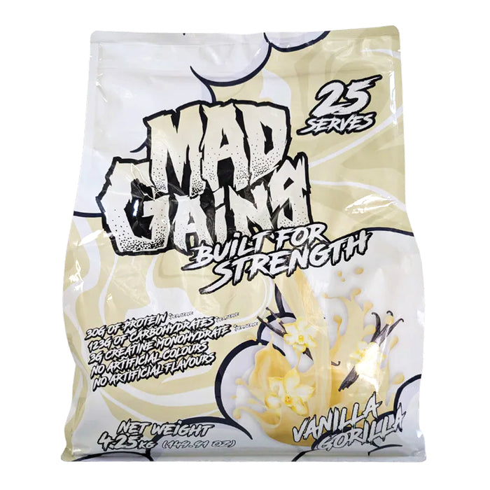Mad Science Mad Gains 4.25kg Vanilla Gorilla Wicked NRG