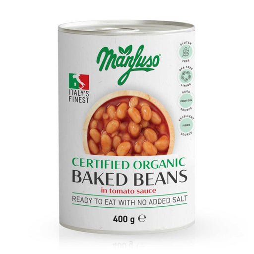 Manfuso Organic Baked Beans in Tomato Sauce