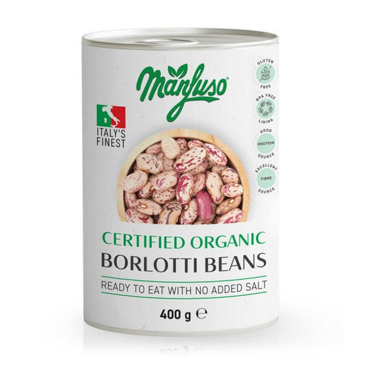 Manfuso Organic Borlotti Beans