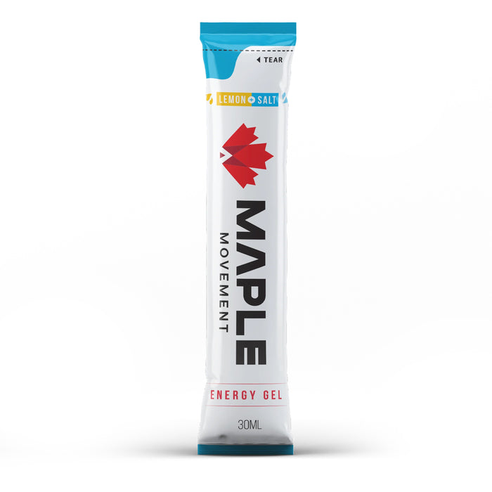 Maple Movement, Sap Fuel 100% Maple Energy Gel, Lemon Salt, 30ml, Wicked NRG