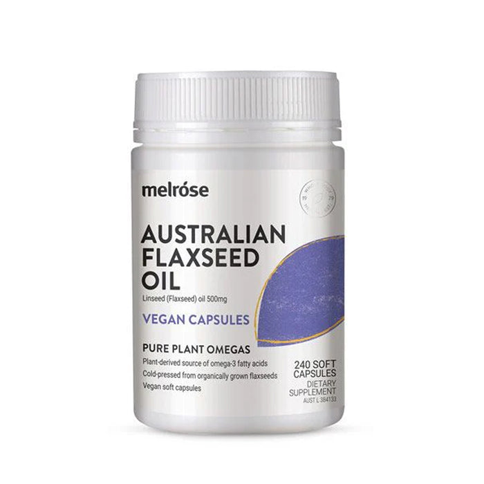 Melrose Organic Flaxseed Oil Caps is stocked at Wicked NRG Darwin,