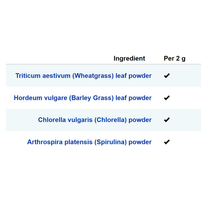 Melrose Organic Essential Greens Superblend Powder 200g Ingredients Wicked NRG