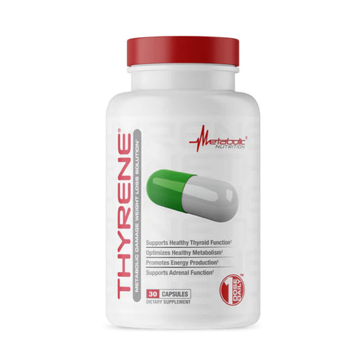 Metabolic Nutrition Thyrene (30 serve) 30 capsules,  Wicked NRG