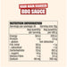 Mingle BBQ Sauce 250g Nutritional Panel, Wicked NRG