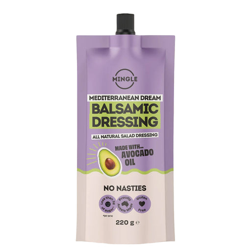 Mingle Balsamic All Natural Salad Dressing 220g Wicked NRG