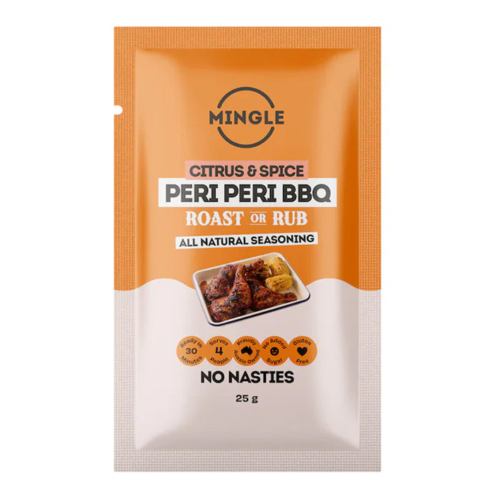 Mingle Citrus & Spice Peri Peri BBQ 25g Wicked NRG
