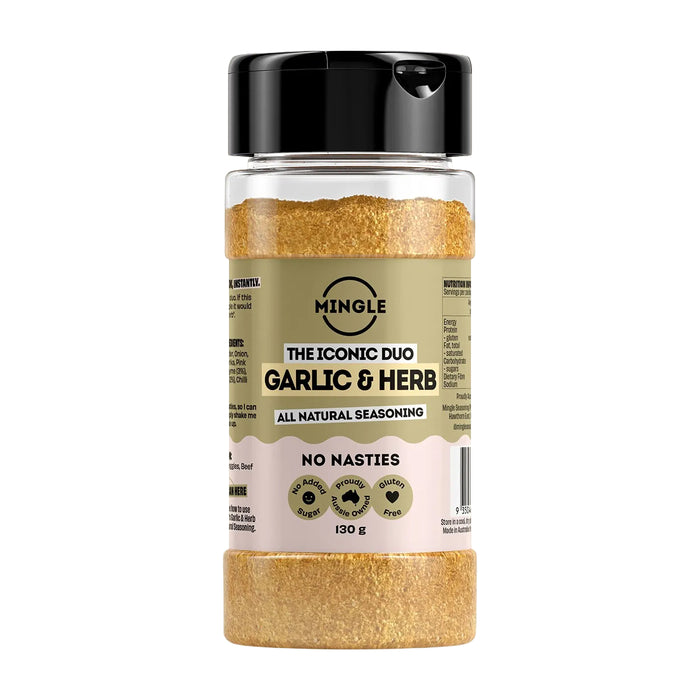 Mingle Garlic & Herb All Natural Seasoning 130grams Wicked NRG