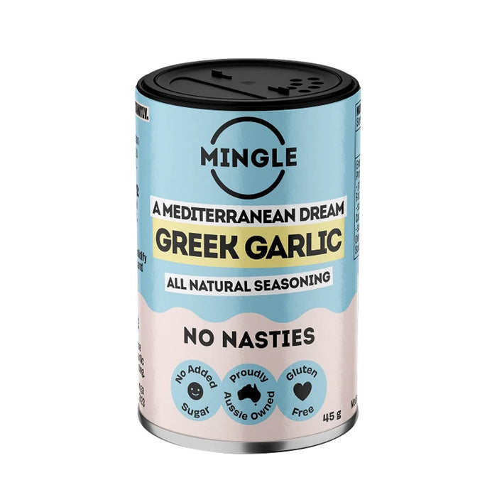 Mingle Greek Garlic All Natural Seasoning 45 Grams, Wicked NRG