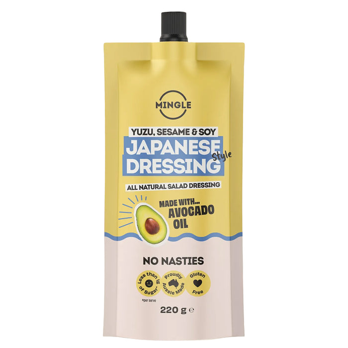 Mingle Japanese Style All Natural Salad Dressing 220g Wicked NRG