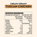 Mingle Savoury Sprinkle Seasoning Tuscan Chicken Ingredients 35g Wicked NRG
