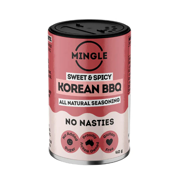 Mingle Sweet and Spicy Korean BBQ All Natural Seasoning 40g Wicked NRG