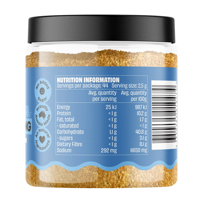 Mingle Umami Everything Seasoned Salts 110g Nutritional Panel Wicked NRG