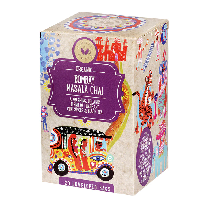 Ministry of Tea Organic Bombay Masala Chai Tea Bags 20pk Wicked NRG