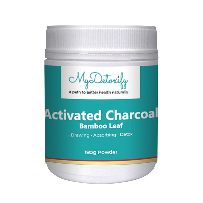 MyDetoxify, Activated Charcoal Bamboo Leaf 180g, Wicked NRG