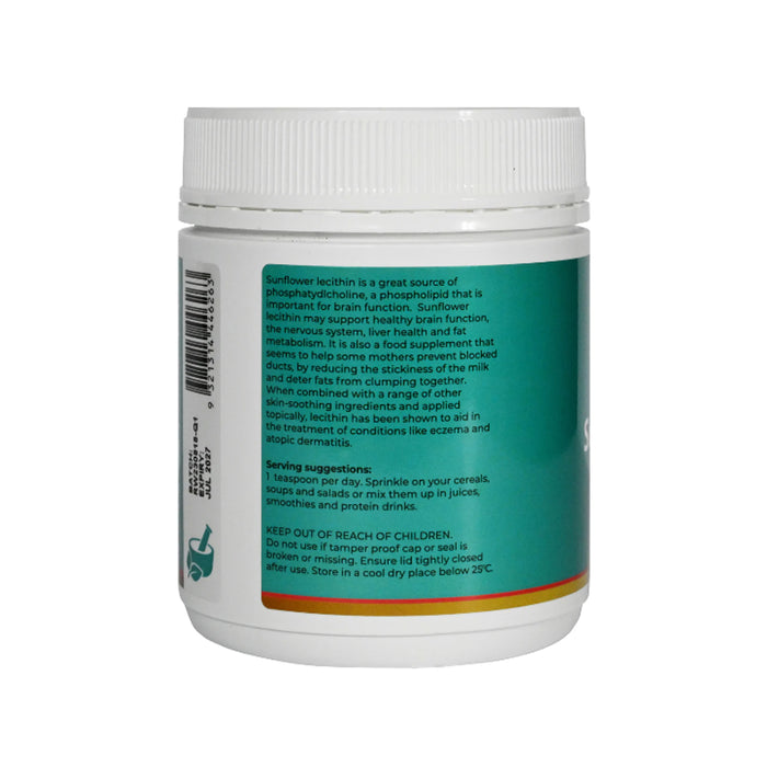 MyDetoxify Organic Sunflower Lecithin 250g Directions, Wicked NRG