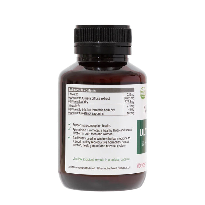 NATUROBEST ULTIMATE LIBIDO & HORMONE SUPPORT 60C Ingredients Wicked NRG