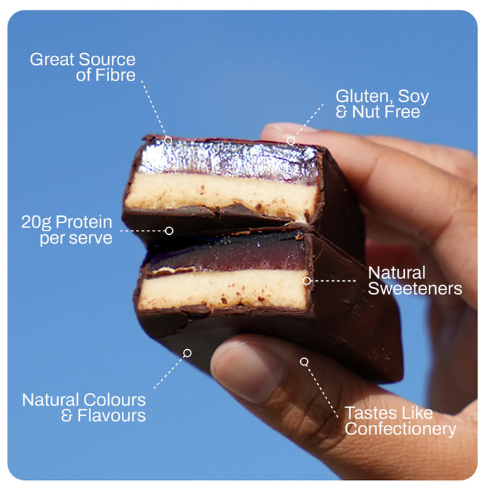 NOWAY Collagen Fusion Bar Berry and Cream 20g Protein 60 Grams Benefits Wicked NRG