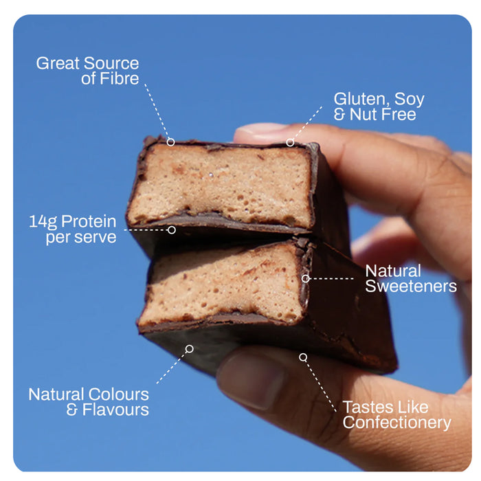 NOWAY Collagen Marshmallow Bar 14g Protein 45 Gram Beneifits Wicked NRG