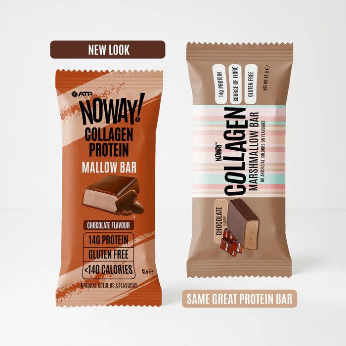 NOWAY Collagen Marshmallow Bar 14g Protein 45 Gram Wicked NRG