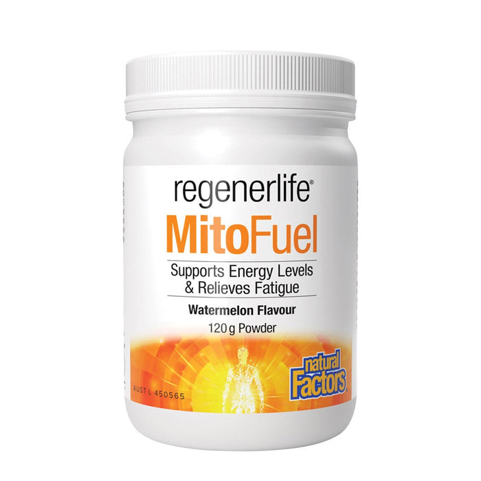 Natural Factors Regenerlife MitoFuel Watermelon 120g Wicked NRG
