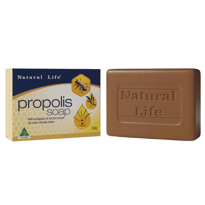 Natural Life Propolis & Manuka Honey Soap, 100g Wicked NRG