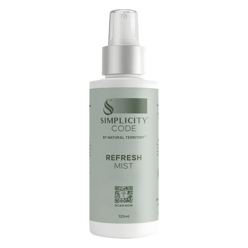 Natural Territory Simplicity Code, Refresh Hydrating Mist, 125ml, Wicked NRG,