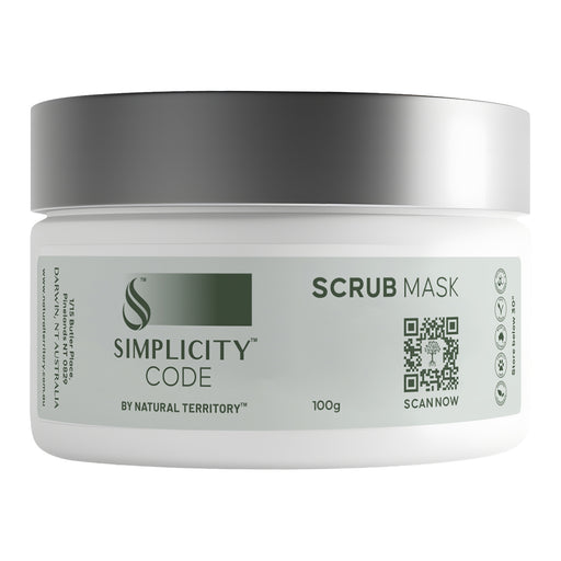 Natural Territory Simplicity Code, Scrub Mask 100g Wicked NRG,