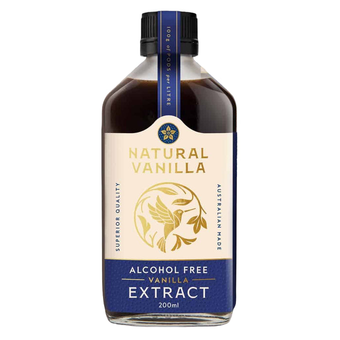 Natural Vanilla Vanilla Extract Alcohol Free 200 ml Wicked NRG