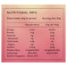 Nature's Farmer Sea Sea Moss Gel - Beauty Biome 375ml, Nutritional Panel Wicked NRG
